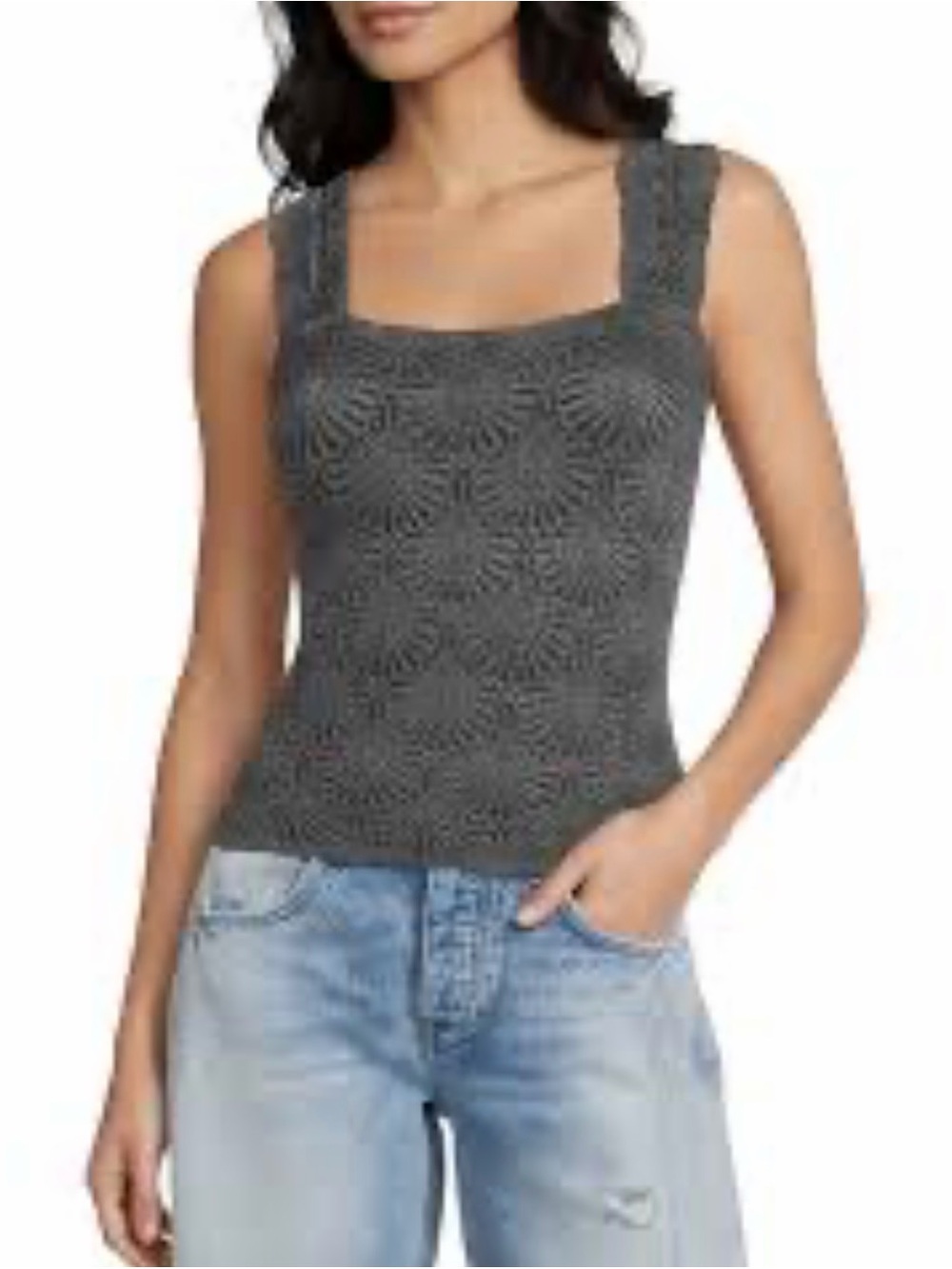 Free People jacquard tank